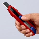 KNIPEX 9010165 BK, Cuchillo para moquetas rojo/Azul