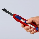 KNIPEX 9010165 BK, Cuchillo para moquetas rojo/Azul