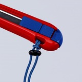 KNIPEX CutiX cuchillo universal, Cuchillo para moquetas rojo/Azul