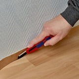 KNIPEX CutiX cuchillo universal, Cuchillo para moquetas rojo/Azul