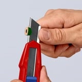 KNIPEX CutiX cuchillo universal, Cuchillo para moquetas rojo/Azul