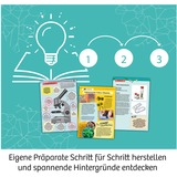 KOSMOS 33414758 juguete y kit de ciencia para niños, Caja de experimentos Microscopio, Desarrollo, 10 año(s)