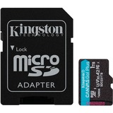 Kingston Canvas Go! Plus 1 TB microSDXC, Tarjeta de memoria negro