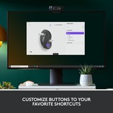 Logitech Signature M650 L, Ratón grafito, Izquierda, Óptico, Bluetooth, 4000 DPI, Grafito