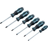 Makita Juego de destornilladores 6 piezas negro/Azul