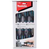 Makita Juego de destornilladores 6 piezas negro/Azul