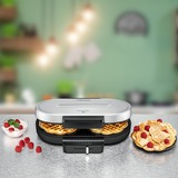 Rommelsbacher Waffelautomat WA 1250, Gofrera negro/Plateado