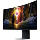 SAMSUNG G85SD pantalla para PC 86,4 cm (34") 3440 x 1440 Pixeles UltraWide Quad HD OLED Plata, Monitor de gaming plateado, 86,4 cm (34"), 3440 x 1440 Pixeles, UltraWide Quad HD, OLED, 0,03 ms, Plata