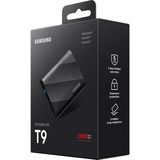 Samsung MU-PG4T0B 4 TB USB Tipo C USB 3.2 Gen 2x2 Negro, Unidad de estado sólido negro, 4 TB, USB Tipo C, USB 3.2 Gen 2x2, 2000 MB/s, Protección mediante contraseña, Negro