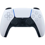 Sony Mando inalámbrico DualSense, Gamepad blanco/Negro, Gamepad, PlayStation 5, Botón Atrás, Botón borrar memoria, Botón menú, Botón Opciones, Botón de arranque, Botón turbo, Analógico/Digital, Rojo/Verde/Azul, Inalámbrico