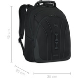 Wenger Legacy Black Series, 16" Laptop, Mochila negro