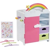 ZAPF Creation BABY born Rainbow Wardrobe, Muebles de muñecas BABY born Rainbow Wardrobe, Armario de muñeca, 3 año(s), Necesita pilas, Efectos luminosos