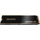 ADATA LEGEND 960 2 TB, Unidad de estado sólido gris oscuro/Dorado