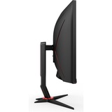 AOC CU34G2XP/BK, Monitor de gaming negro/Rojo