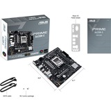 ASUS PRIME A620M-E-CSM AMD A620 Zócalo AM5 micro ATX, Placa base negro/Gris, AMD, Zócalo AM5, AMD Ryzen 7000 Series, Zócalo AM5, DDR5-SDRAM, 96 GB