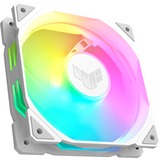 ASUS TUF GAMING TR120 ARGB 1-pack White Carcasa del ordenador Refrigerador de aire 12 cm Blanco, Ventilador blanco/Transparente, Refrigerador de aire, 12 cm, 2000 RPM, Blanco