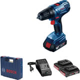 Bosch Atornillador inalámbrico GSR 180 LI Professional, 18 voltios, Taladro/destornillador azul/Negro