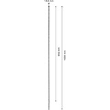 Bosch Expert Broca para martillo SDS plus-7X, Taladro Martillo perforador, Hammer drill bit, 1,4 cm, 1000 mm, Concreto, Piedra, 95 cm