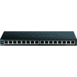D-Link DGS-1016S No administrado Gigabit Ethernet (10/100/1000) Negro, Interruptor/Conmutador No administrado, Gigabit Ethernet (10/100/1000), Bidireccional completo (Full duplex)