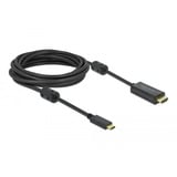 DeLOCK Cable adaptador USB, conector USB-C > conector HDMI 4K negro