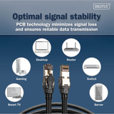 Digitus Cable de parche Cat 8.1 S-FTP 0,5 metro negro