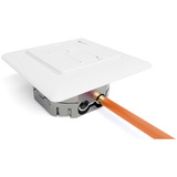 Digitus Toma de datos CAT.6A empotrada, blindada, 1x RJ-45 LSA, Caja de conexiones blanco