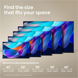 Hisense 55A6S, Televisor LED negro/Gris oscuro