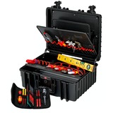 KNIPEX Maletín de herramientas "Robust34" Eléctrico, 26 piezas, Kit de herramientas negro