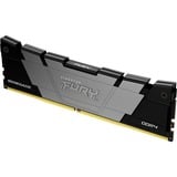 Kingston FURY FURY 16GB 3600MT/s DDR4 CL16 DIMM 1Gx8 Renegade Black, Memoria RAM negro, 16 GB, 1 x 16 GB, DDR4, 288-pin DIMM