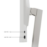 Lenovo C24d-20 pantalla para PC 61 cm (24") 1920 x 1200 Pixeles Full HD LED Gris, Blanco, Monitor LED blanco, 61 cm (24"), 1920 x 1200 Pixeles, Full HD, LED, 7 ms, Gris, Blanco