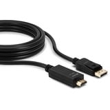 Lindy 36922 adaptador de cable de vídeo 2 m DisplayPort HDMI tipo A (Estándar) Negro negro, 2 m, DisplayPort, HDMI tipo A (Estándar), Macho, Macho, Derecho
