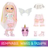 MGA Entertainment Rainbow High Littles Rainbow Fantasy Fairies Doll- Opal (Rainbow), Muñecos Rainbow High Littles Rainbow Fantasy Fairies Doll- Opal (Rainbow), Muñeca fashion, Femenino, 4 año(s), Niño/niña, 140 mm, Multicolor