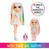 MGA Entertainment Rainbow High Littles Rainbow Fantasy Fairies Doll- Opal (Rainbow), Muñecos Rainbow High Littles Rainbow Fantasy Fairies Doll- Opal (Rainbow), Muñeca fashion, Femenino, 4 año(s), Niño/niña, 140 mm, Multicolor