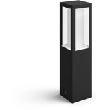 Philips Hue White & Color Ambiance Impress lámpara de poste para exteriores, Luz de LED negro