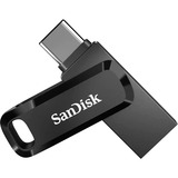 SanDisk Ultra Dual Drive Go unidad flash USB 512 GB USB Type-A / USB Type-C 3.2 Gen 1 (3.1 Gen 1) Negro, Lápiz USB negro, 512 GB, USB Type-A / USB Type-C, 3.2 Gen 1 (3.1 Gen 1), 150 MB/s, Girar, Negro