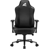 Sharkoon SKILLER SGS40 Asiento acolchado Respaldo acolchado, Asientos de juego negro, Asiento acolchado, Respaldo acolchado, Negro, Negro, Espuma, Poliuretano, Espuma, Poliuretano (PU)