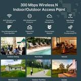TP-Link Festa F41-Outdoor 300 Mbit/s Blanco Energía sobre Ethernet (PoE), Punto de acceso 2,4 GHz, 300 Mbit/s