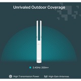 TP-Link Festa F41-Outdoor 300 Mbit/s Blanco Energía sobre Ethernet (PoE), Punto de acceso 2,4 GHz, 300 Mbit/s