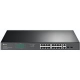TP-Link TL-SG1218MP switch No administrado Gigabit Ethernet (10/100/1000) Energía sobre Ethernet (PoE) 1U Negro, Interruptor/Conmutador No administrado, Gigabit Ethernet (10/100/1000), Bidireccional completo (Full duplex), Energía sobre Ethernet (PoE), Montaje en rack, 1U