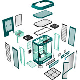 Thermaltake The Tower 600 Transformative Teal, Cajas de torre azul verdoso