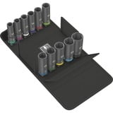 Wera Impaktor Deep Set 1, 11 piezas, Llave de tubo negro