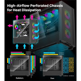 Xilence Flux X916.ARGB, Cajas de torre negro