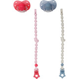 ZAPF Creation BABY born Dummy with Clip 2 assorted, Accesorios para muñecas BABY born Dummy with Clip 2 assorted, Chupete con cadena de sujeción para muñecas, 3 año(s)