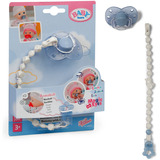 ZAPF Creation BABY born Dummy with Clip 2 assorted, Accesorios para muñecas BABY born Dummy with Clip 2 assorted, Chupete con cadena de sujeción para muñecas, 3 año(s)