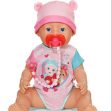 ZAPF Creation BABY born Dummy with Clip 2 assorted, Accesorios para muñecas BABY born Dummy with Clip 2 assorted, Chupete con cadena de sujeción para muñecas, 3 año(s)