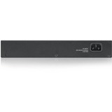 Zyxel GS1100-24E No administrado Gigabit Ethernet (10/100/1000) Negro, Interruptor/Conmutador No administrado, Gigabit Ethernet (10/100/1000), Montaje en rack, Montaje de pared