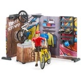bruder bworld Tienda y Taller de Bicicletas, Muñecos 