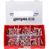 fischer 536161, Pasador gris claro/Rojo
