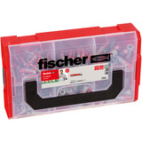 fischer FixTainer - DuoPower, Pasador gris claro/Rojo