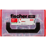 fischer FixTainer - DuoPower, Pasador gris claro/Rojo